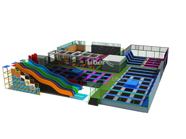 Large Indoor Commercial Trampoline Amusement Park Builder In China 